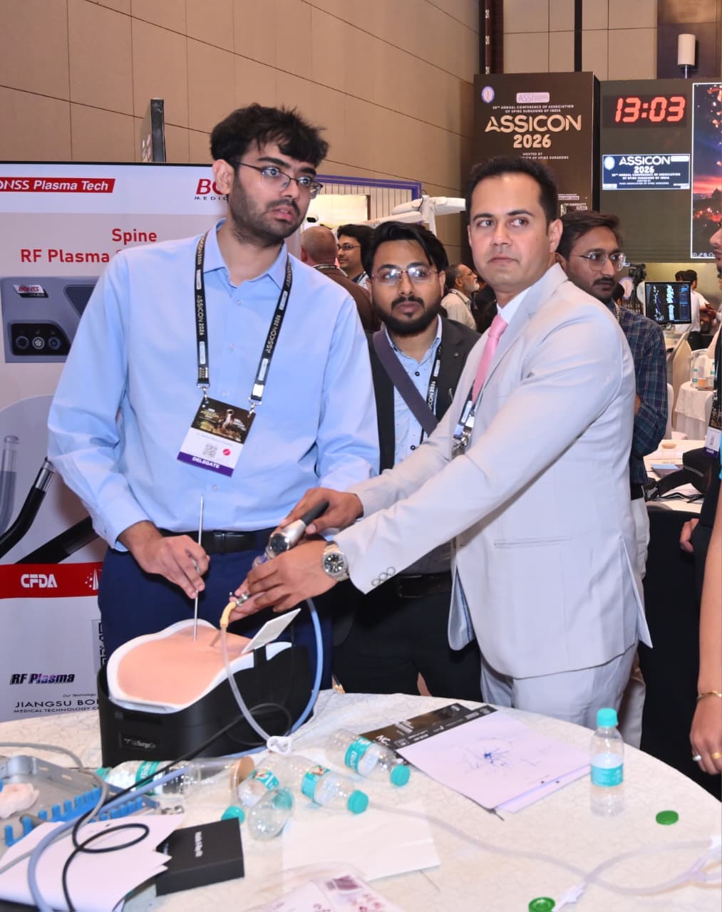 Dr. Sagar Sharma with visiting faculty at the SMISS-AP 2025 conference